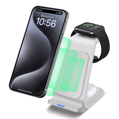 Wireless Charger Dock Charging Station 3 in 1 for Apple Watch Iphone 17 16 15 14